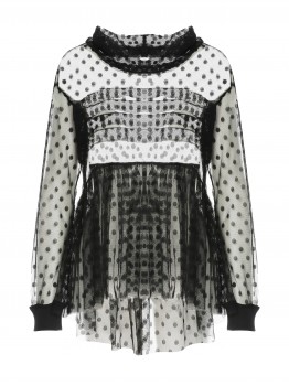 Bluza din tul cu buline 