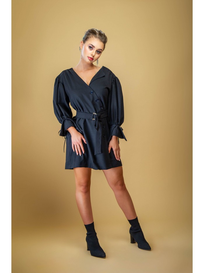 Rochie neagra scurta Rock Your World