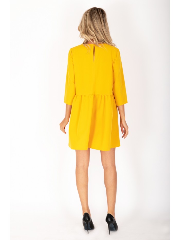 Rochie galbena scurta