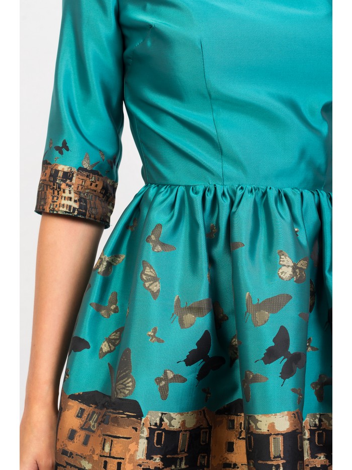 Rochie Emily turcoaz