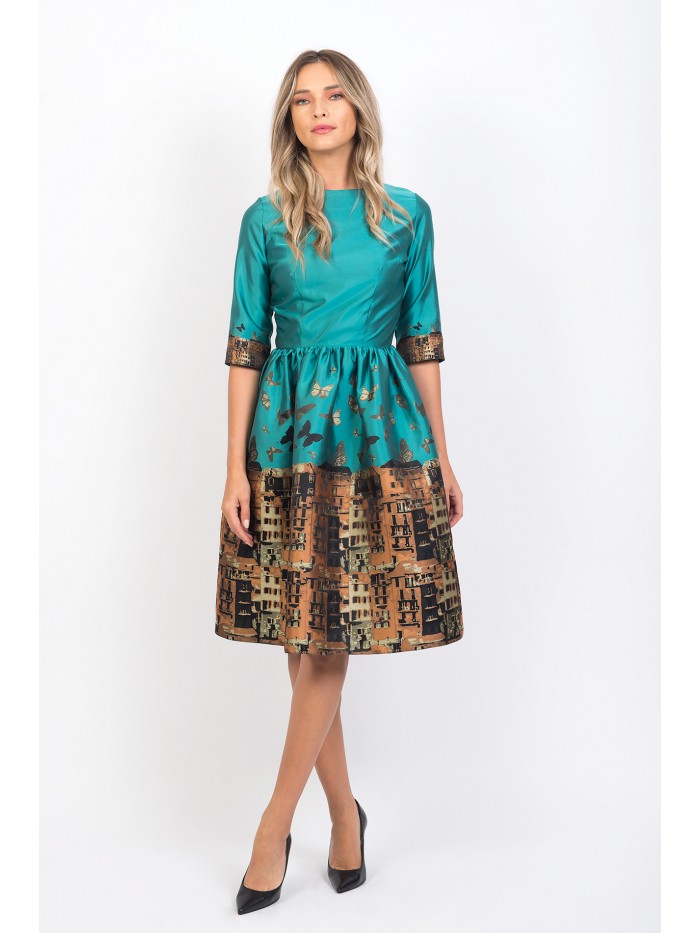 Rochie Emily turcoaz
