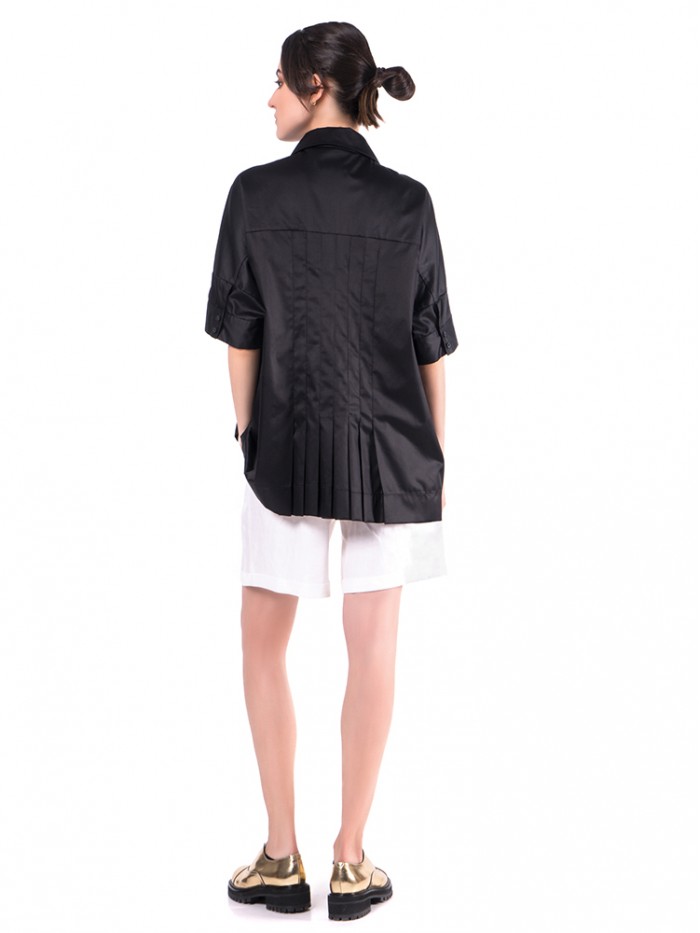 Camasa Fald Black- Magenta